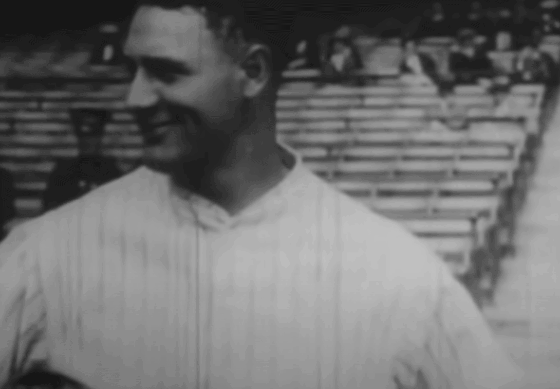 Image of Lou Gehrig, known as "The Iron Horse," highlighting classic baseball nicknames.